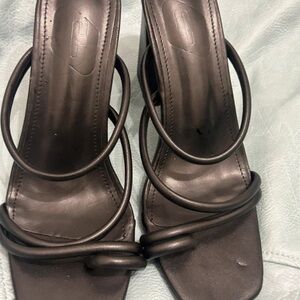 Elegant Black Strappy Heels for Women